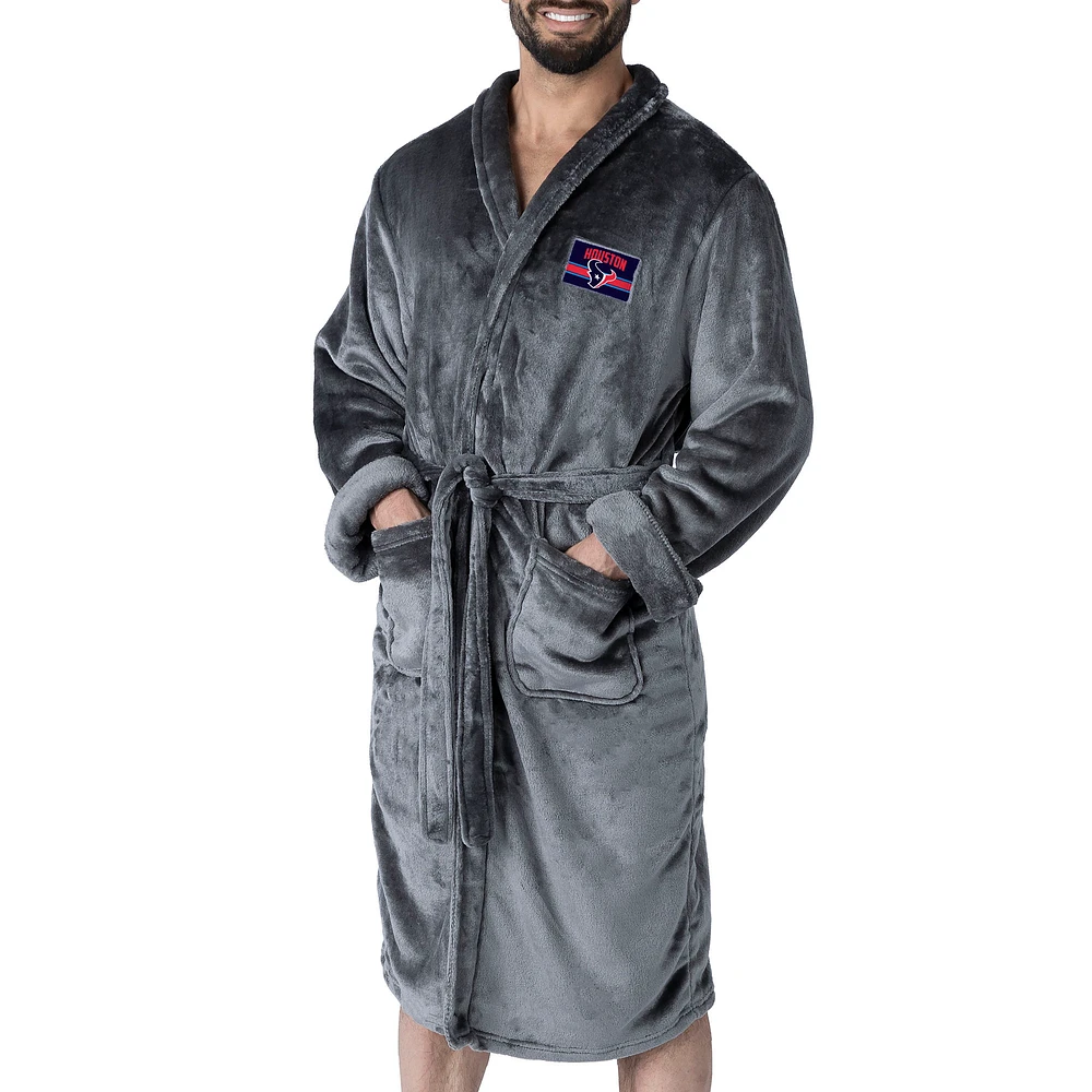 Men's The Northwest Group Charcoal Houston Texans Bathrobe