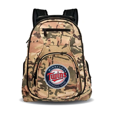 MOJO Minnesota Twins 19" Camo Premium Laptop Backpack