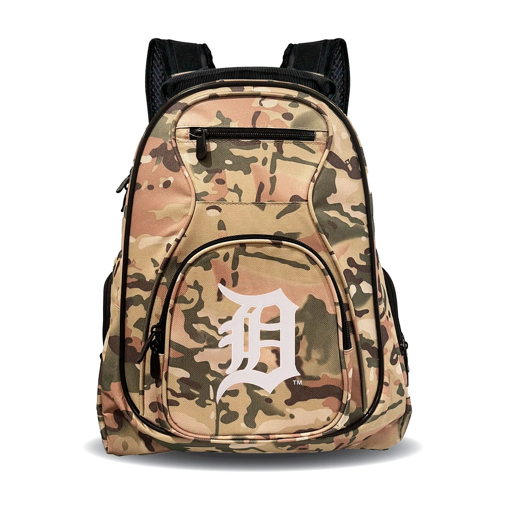MOJO Detroit Tigers 19" Camo Premium Laptop Backpack