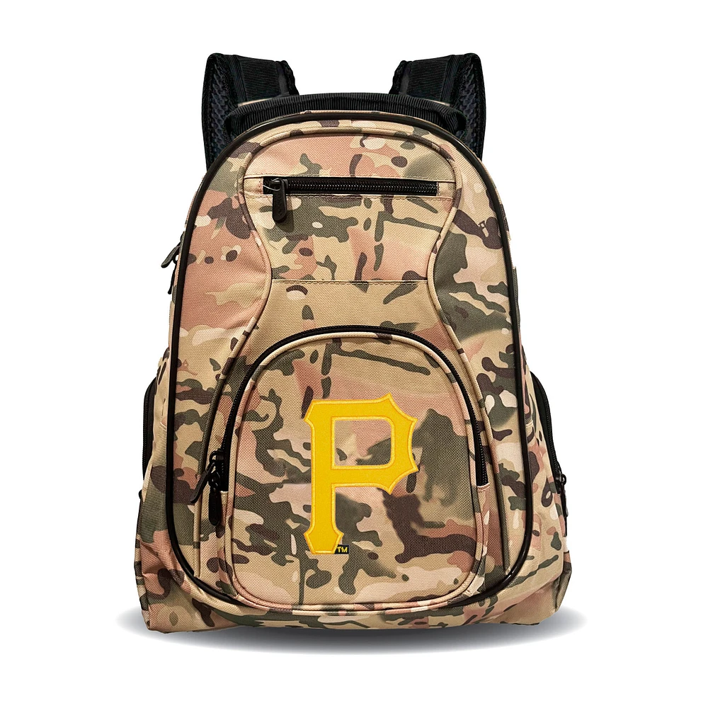 MOJO Pittsburgh Pirates 19" Camo Premium Laptop Backpack