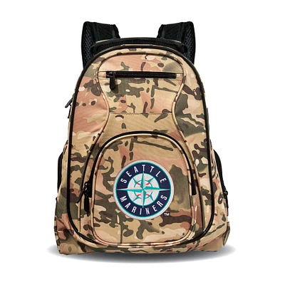 MOJO Seattle Mariners 19" Camo Premium Laptop Backpack