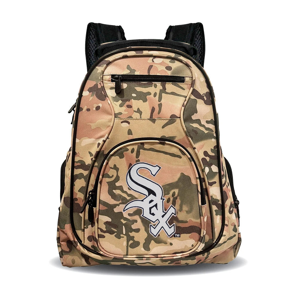 MOJO Chicago White Sox 19" Camo Premium Laptop Backpack