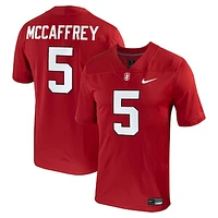 Men's Nike Christian McCaffrey Cardinal Stanford Player Game Jersey