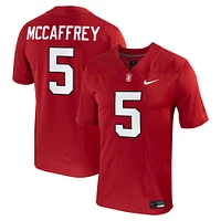 Men's Nike Christian McCaffrey Cardinal Stanford Player Game Jersey