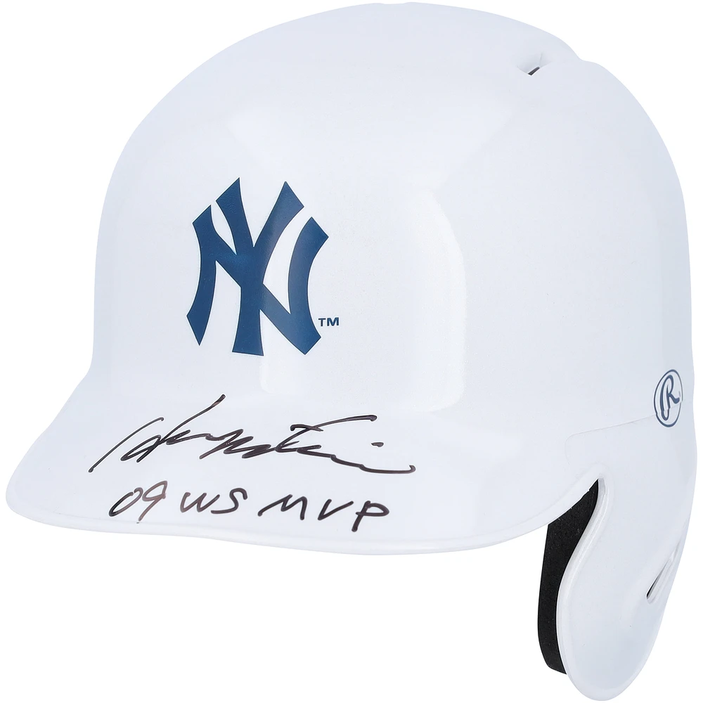 Hideki Matsui New York Yankees Autographed Rawlings Alternate Chrome Mini Batting Helmet with "09 WS MVP" - Fanatics Exclusive