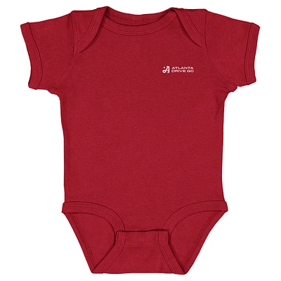 Infant 500 Level Red Atlanta Drive GC TGL Team Bodysuit