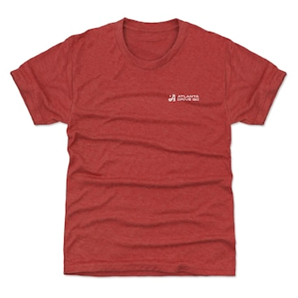 Youth 500 Level Heather Red Atlanta Drive GC TGL Team T-Shirt