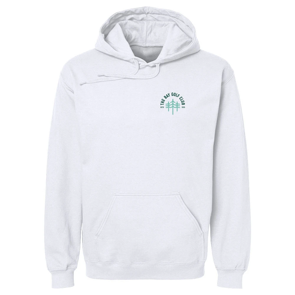 Men's 500 Level White The Bay Golf Club TGL Team Pullover Hoodie