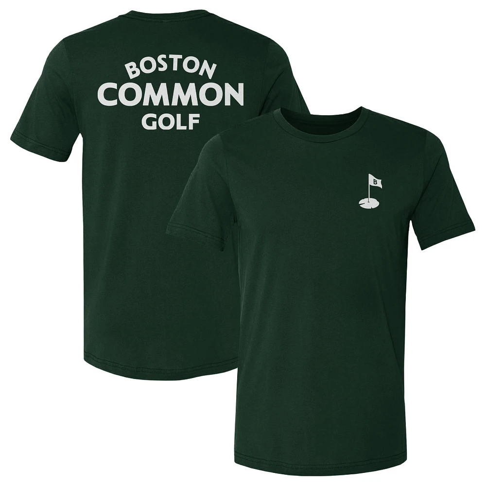 Men's 500 Level Forest Green Boston Common Golf TGL Primary Logo Lockup Team T-shirt