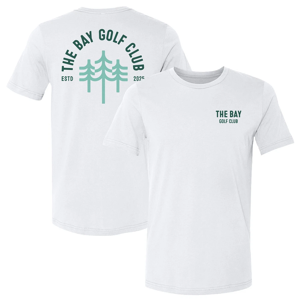 Men's 500 Level White The Bay Golf Club TGL Primary Lockup Team T-shirt