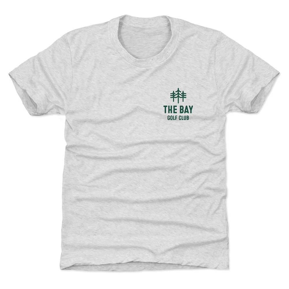 Youth 500 Level Heather Gray The Bay Golf Club TGL Team Wordmark T-Shirt