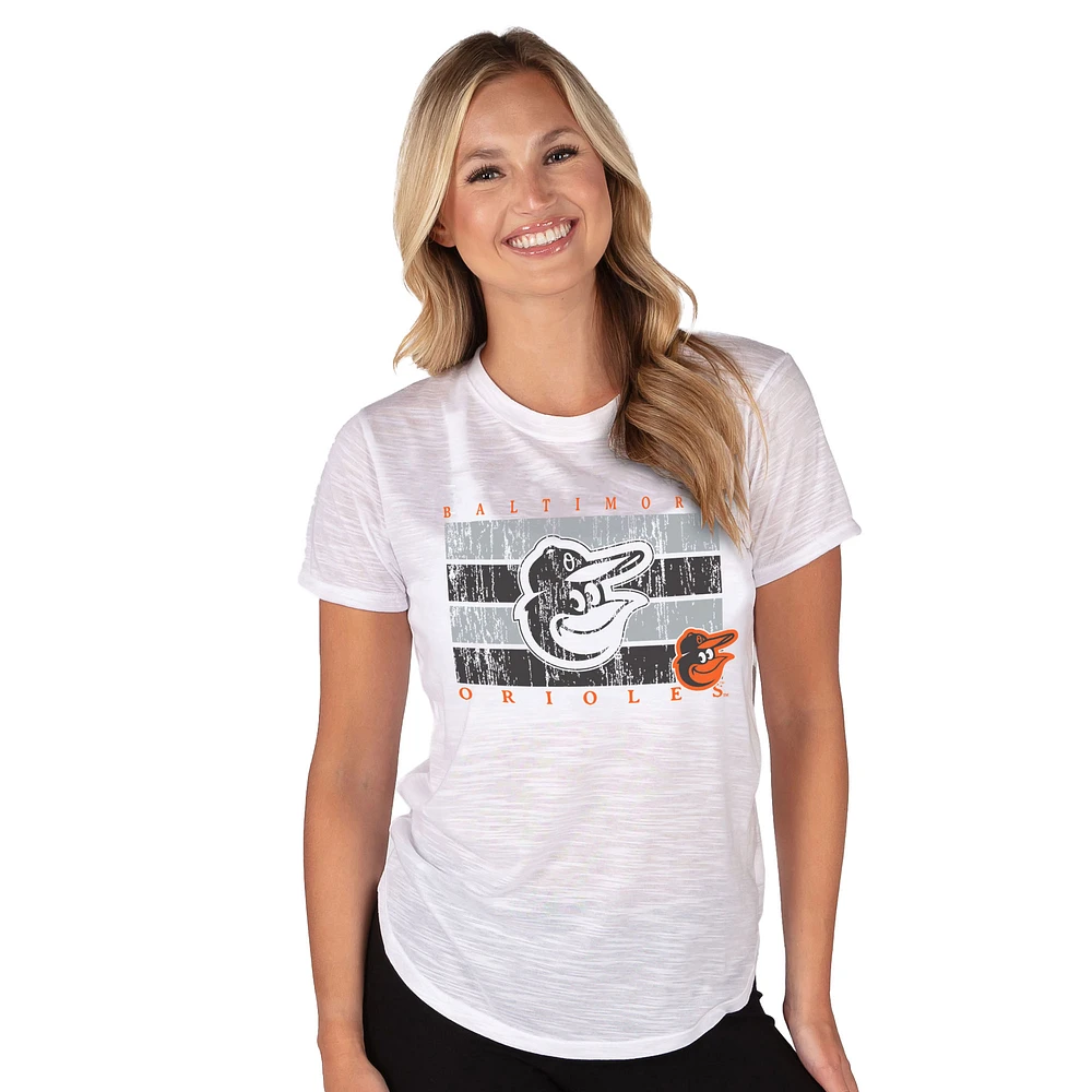 Women's Concepts Sport White Baltimore Orioles Infuse Knit Top