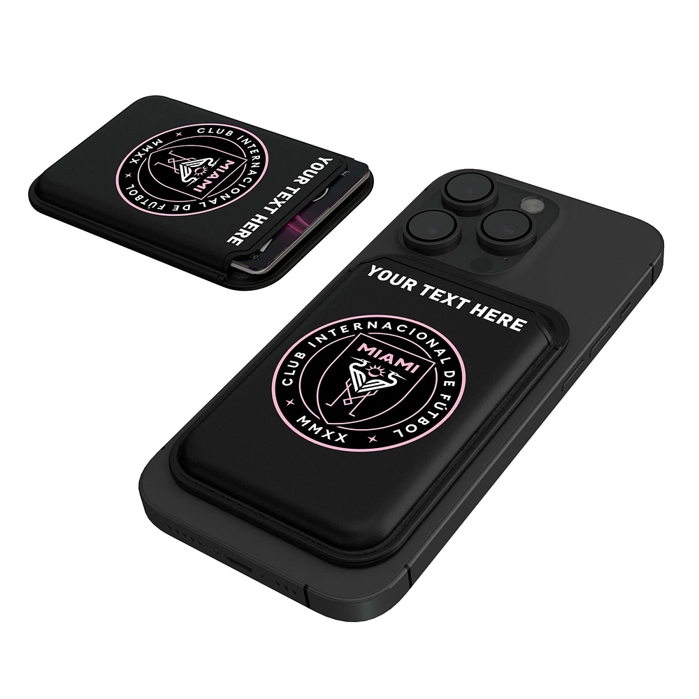 Keyscaper Inter Miami CF Personalized Magnetic Credit Card Wallet