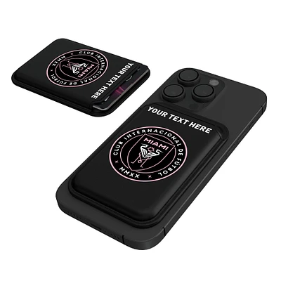 Keyscaper Inter Miami CF Personalized Magnetic Credit Card Wallet