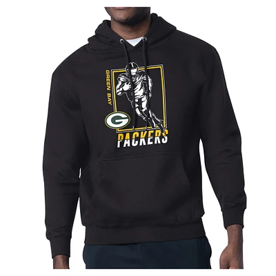 Men's Starter Green Bay Packers Player Grid Pullover Hoodie