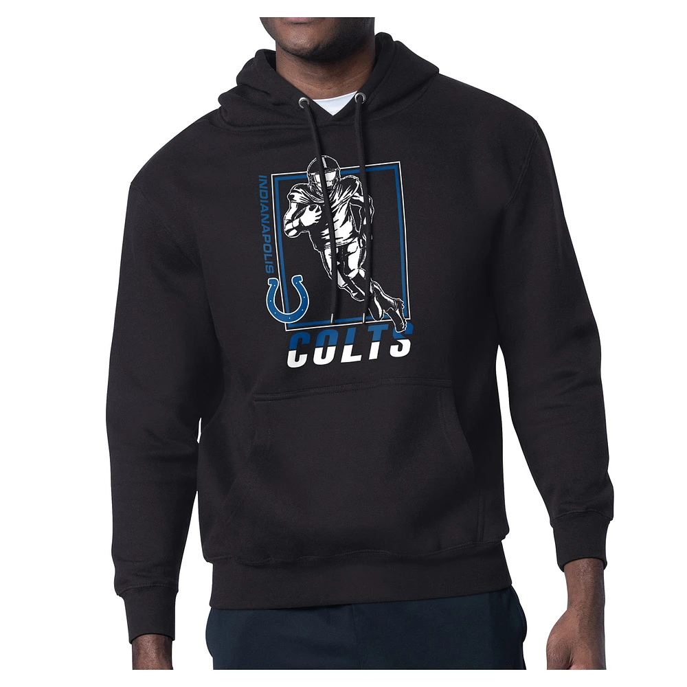 Men's Starter Indianapolis Colts Player Grid Pullover Hoodie