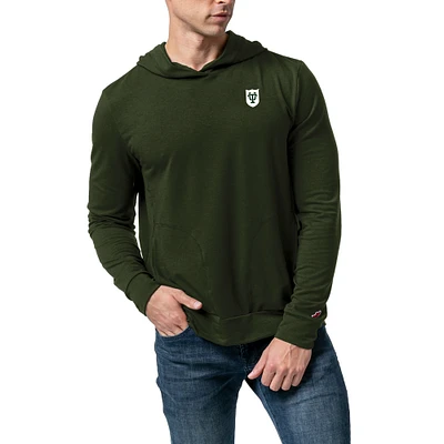 Men's League Collegiate Wear Green Tulane Wave All-Day Pullover Hoodie