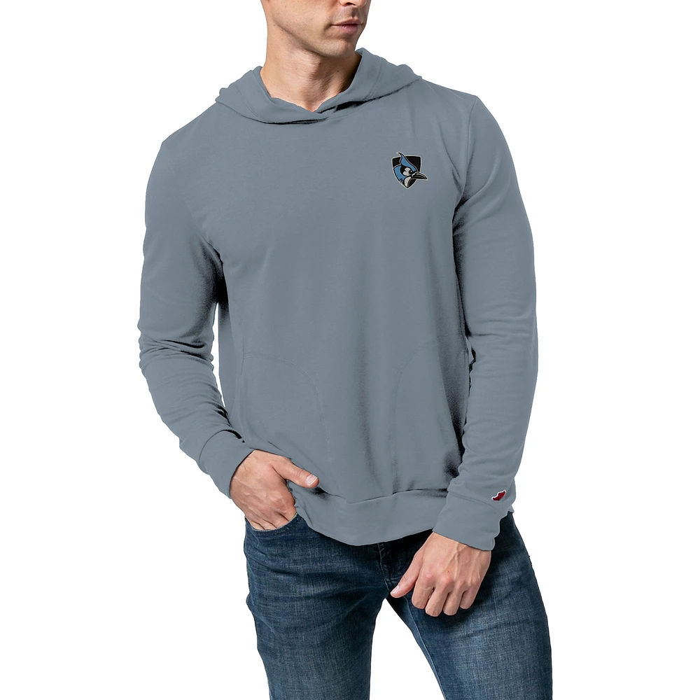 Men's League Collegiate Wear Light Blue Johns Hopkins Blue Jays All-Day Pullover Hoodie