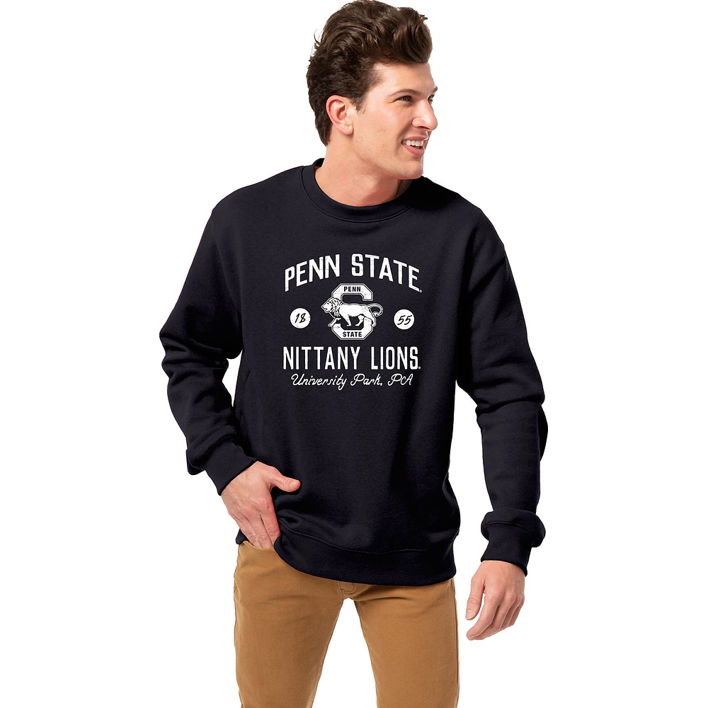 Men's League Collegiate Wear Navy Penn State Nittany Lions Essentials 2.0 Fleece Pullover Sweatshirt