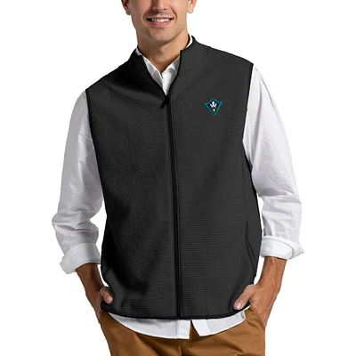 Men's League Collegiate Wear Black UNC Wilmington Seahawks Summit Full-Zip Vest