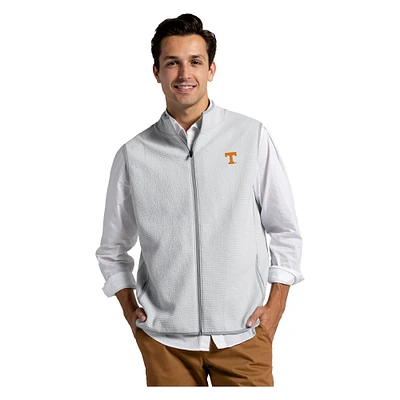 Men's League Collegiate Wear Gray Tennessee Volunteers Summit Full-Zip Vest