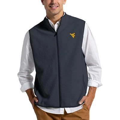 Men's League Collegiate Wear Navy West Virginia Mountaineers Summit Full-Zip Vest