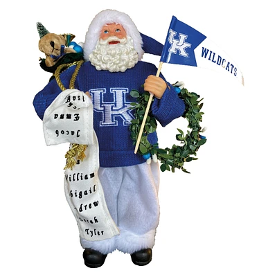 Kentucky Wildcats 12" Proud Santa