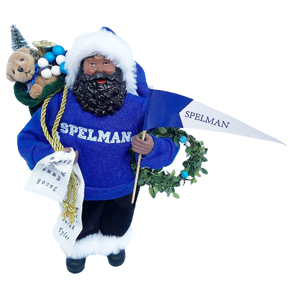 Spelman College Jaguars 12" Proud Santa