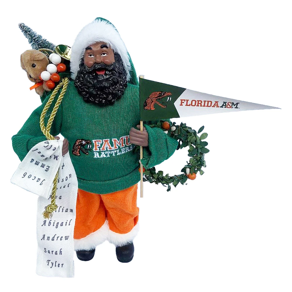 Florida A&M Rattlers 12" Proud Santa