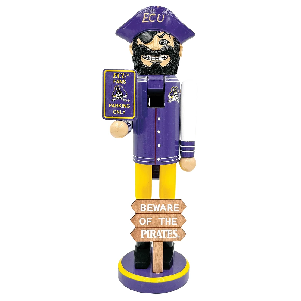 ECU Pirates 12" Beware Nutcracker