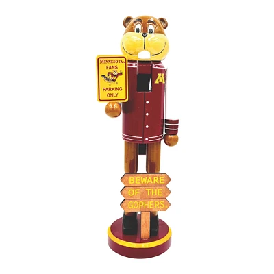 Minnesota Golden Gophers 12" Beware Nutcracker