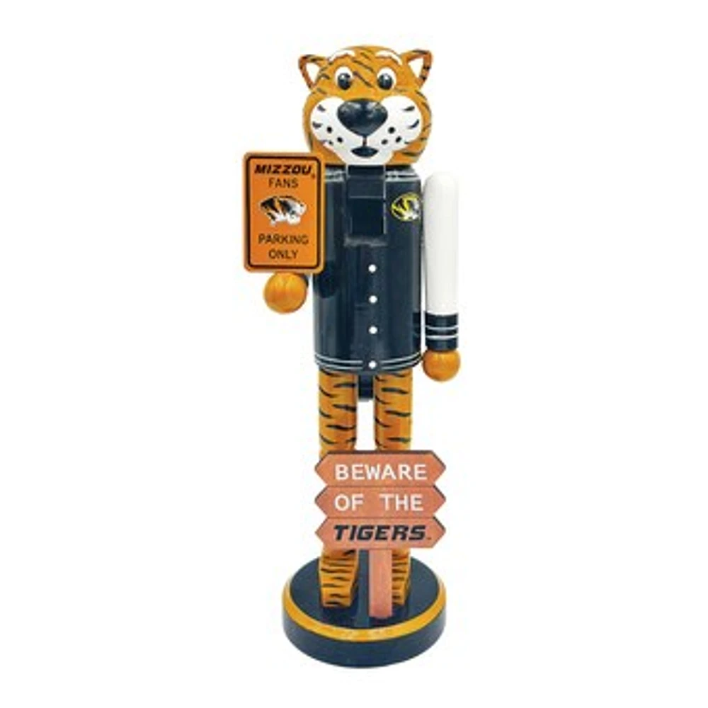 Missouri Tigers 12" Beware Nutcracker