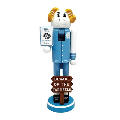 North Carolina Tar Heels 12" Beware Nutcracker
