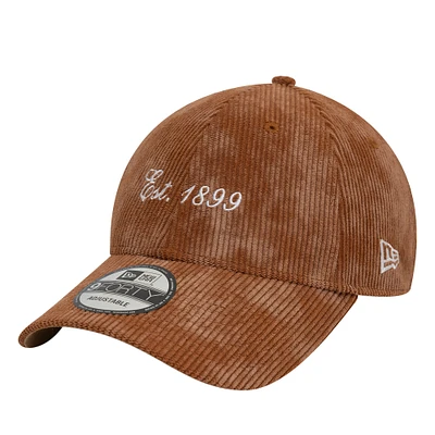 Men's New Era Tan AC Milan Corduroy 9FORTY Adjustable Hat