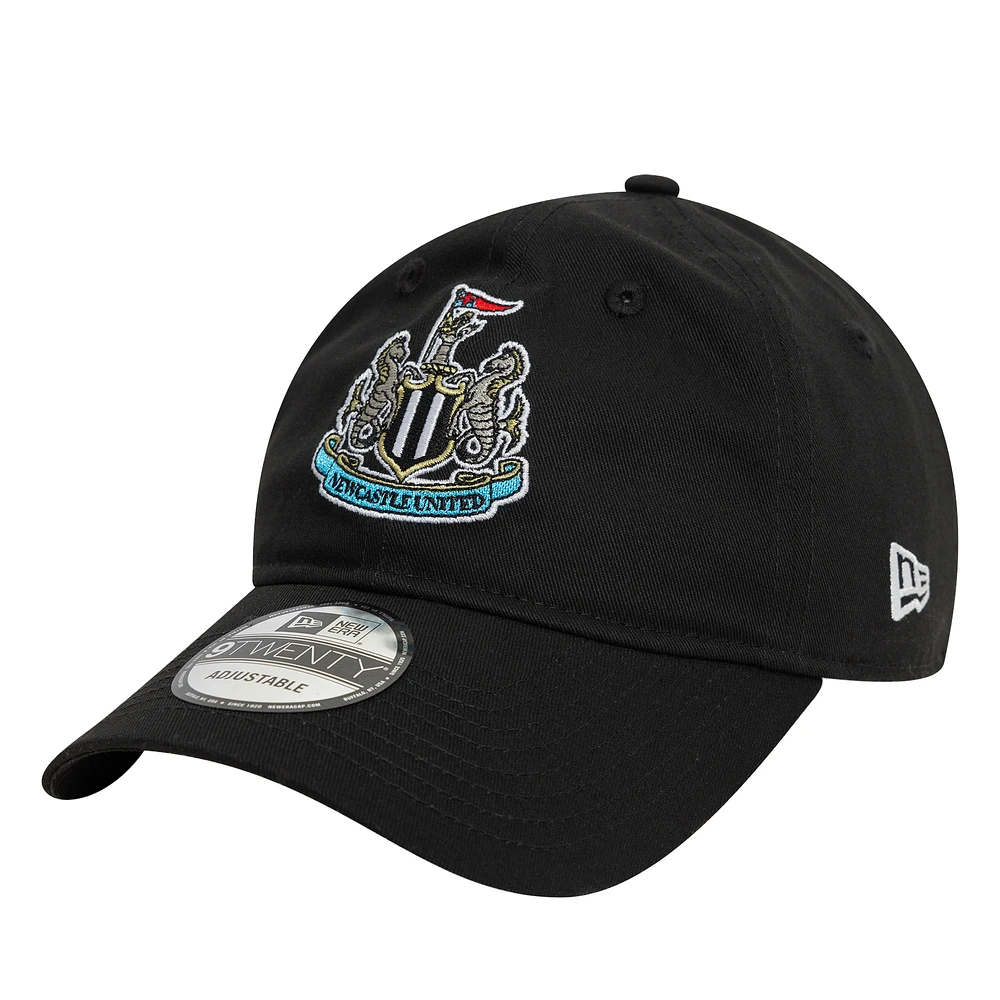 Youth New Era Black Newcastle United Core 9FORTY Adjustable Hat
