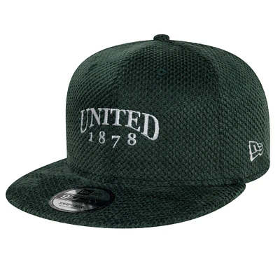 Men's New Era Green Manchester United Bobble Terry 9FIFTY Snapback Hat