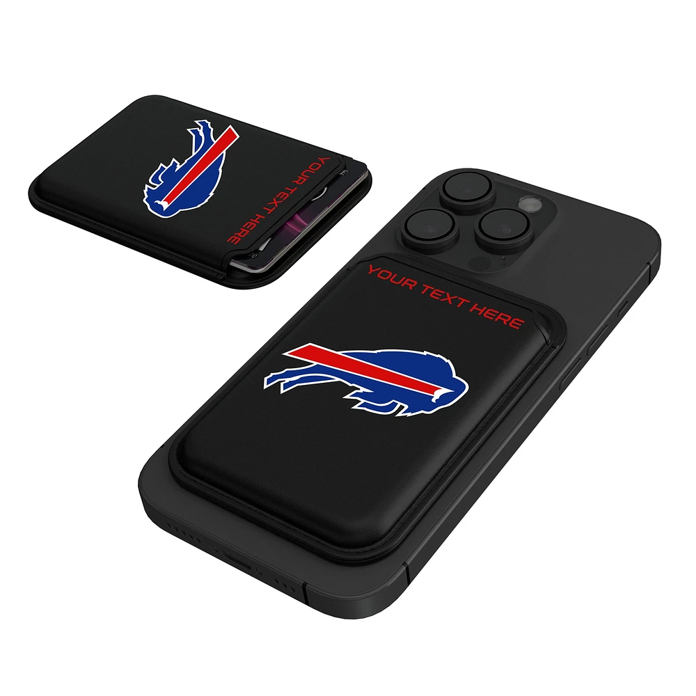 Keyscaper Buffalo Bills Personalized Insignia Magnetic Credit Card Wallet