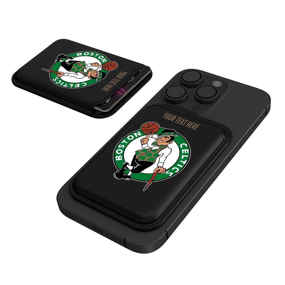 Keyscaper Boston Celtics Personalized Insignia Magnetic Credit Card Wallet