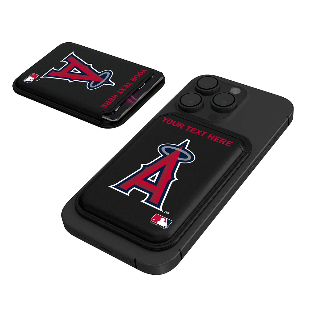 Keyscaper Los Angeles Angels Personalized Insignia Magnetic Credit Card Wallet