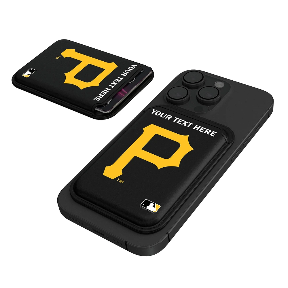 Keyscaper Pittsburgh Pirates Personalized Insignia Magnetic Credit Card Wallet