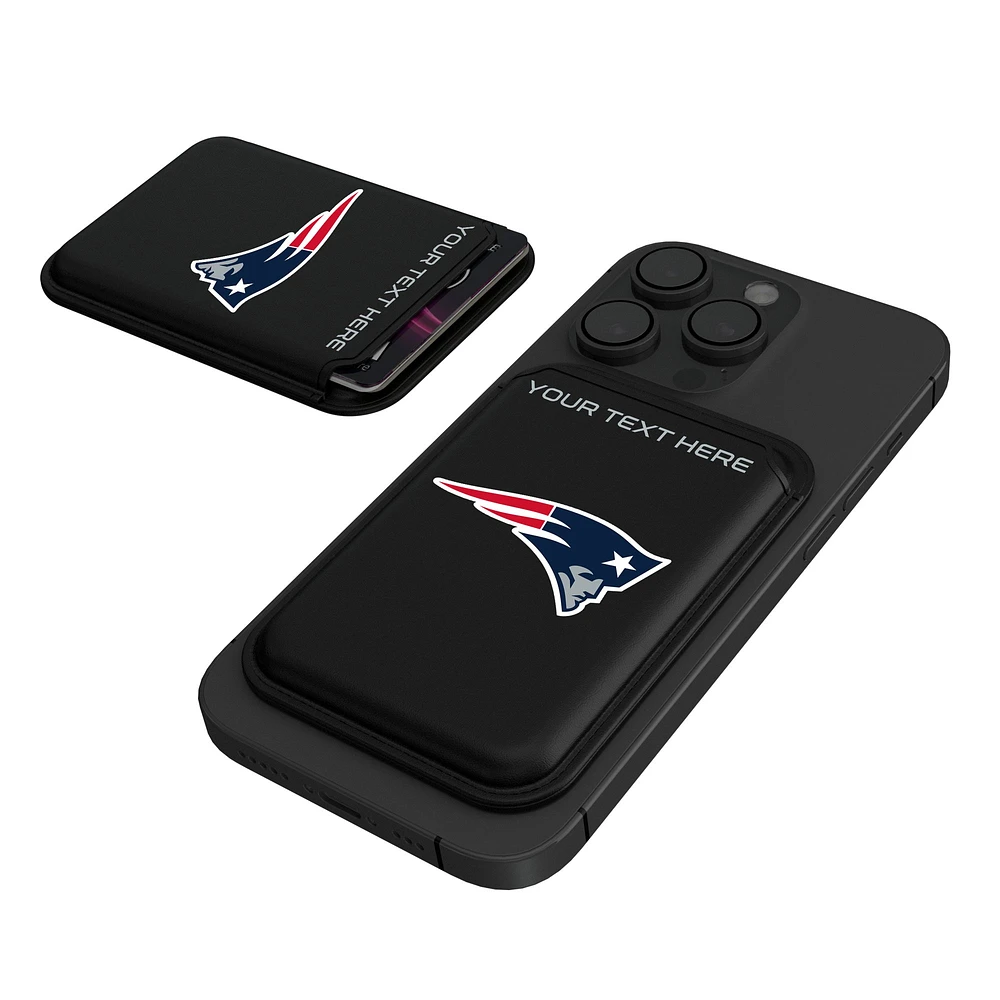 Keyscaper New England Patriots Personalized Insignia Magnetic Credit Card Wallet