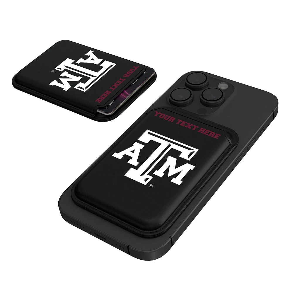 Keyscaper Texas A&M Aggies Personalized Insignia Magnetic Credit Card Wallet