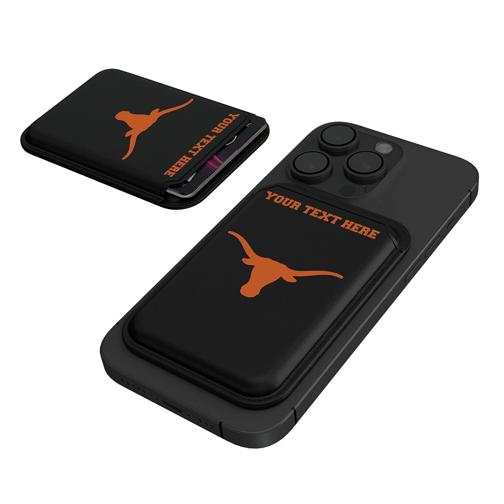 Keyscaper Texas Longhorns Personalized Insignia Magnetic Credit Card Wallet