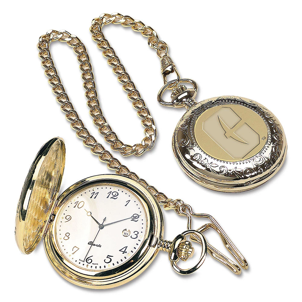 Gold Charlotte 49ers Pocket Watch