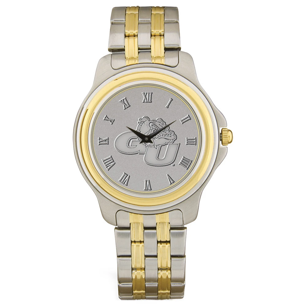 Gonzaga Bulldogs Silver Two-Tone Wristwatch