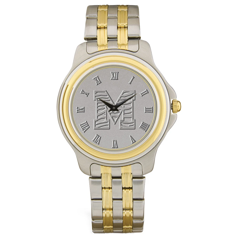Memphis Tigers Silver Two-Tone Wristwatch