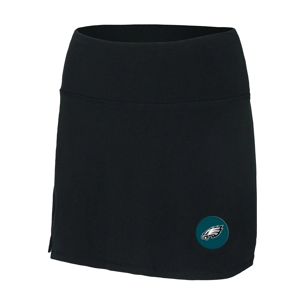 Women's Concepts Sport Black Philadelphia Eagles Plus Skort
