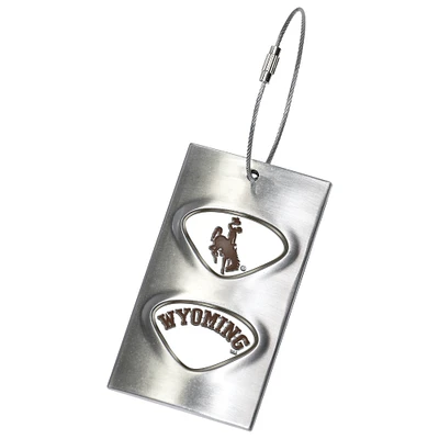 Wyoming Cowboys 3.5'' x 2'' Bag Tag