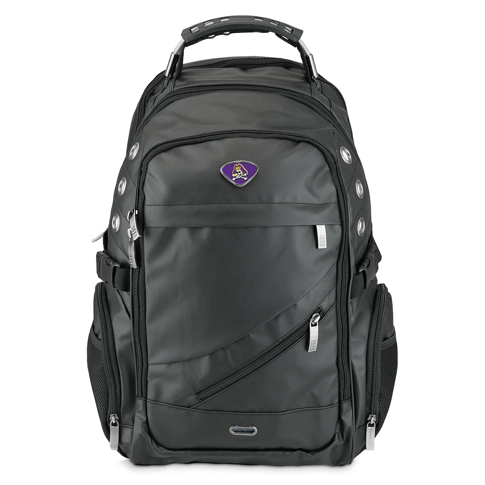 Black ECU Pirates Executive Backpack