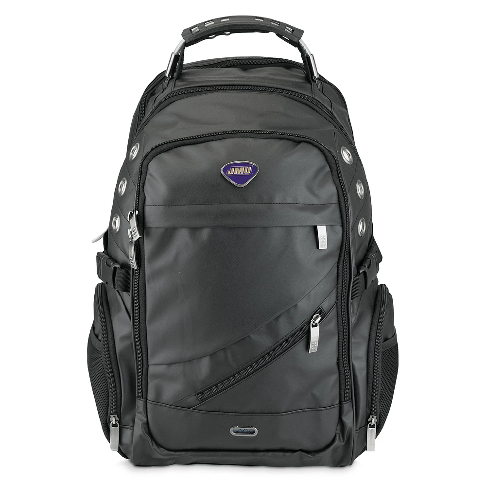 Black James Madison Dukes Executive Backpack